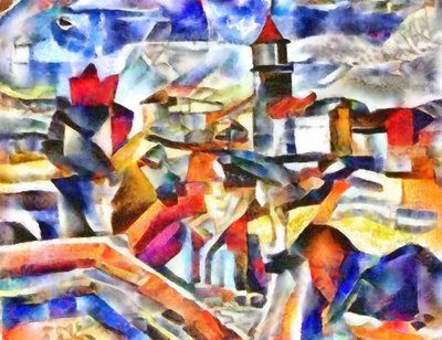 ciudad en el río de Alex Caminker